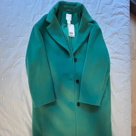 BRAND NEW / H&M / Green winter coat/ NWT - Picture 3 of 8